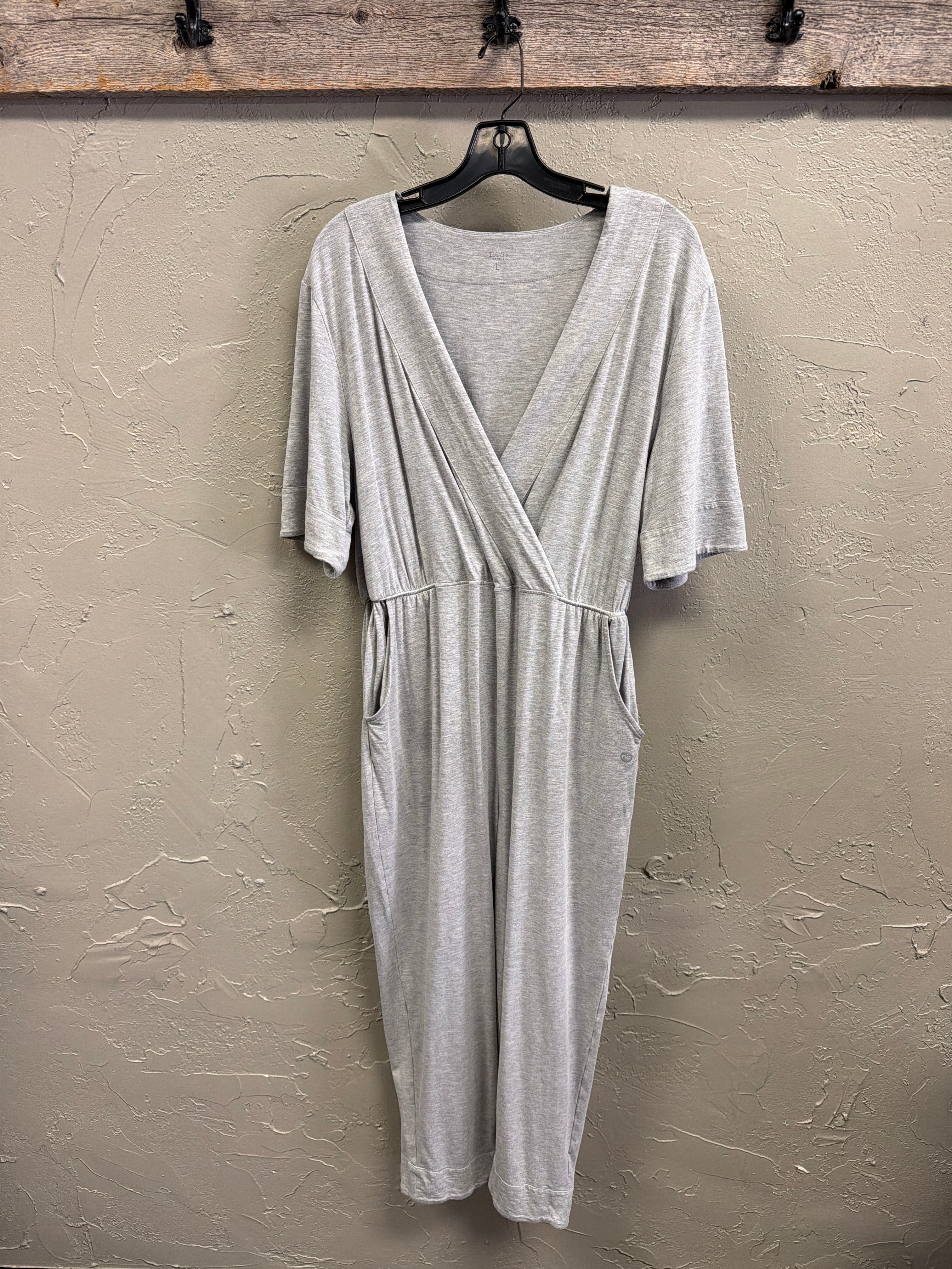 Nest Basics V-Neck Romper (org$79)