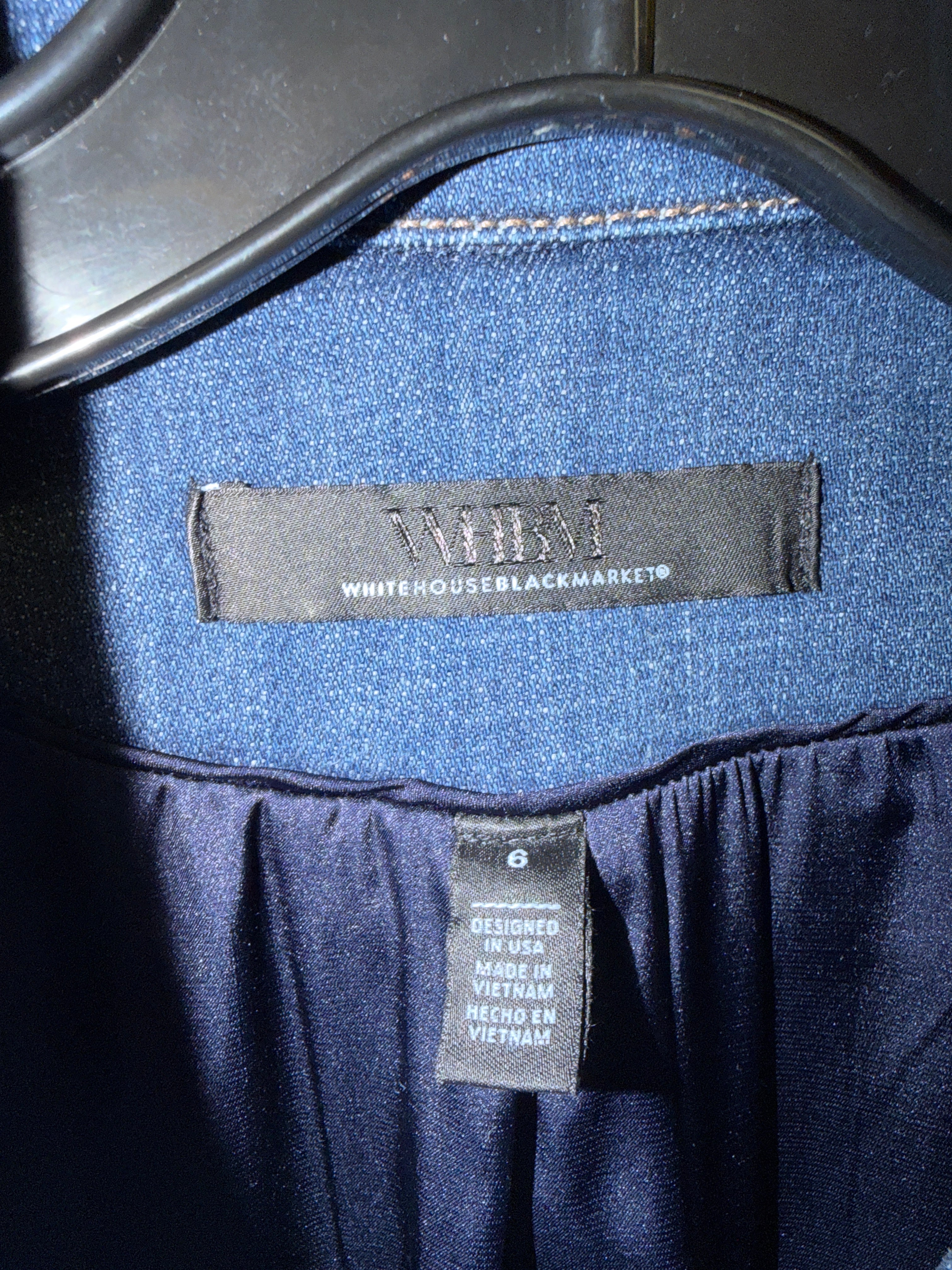 WHBM Denim Blazer (org$195)