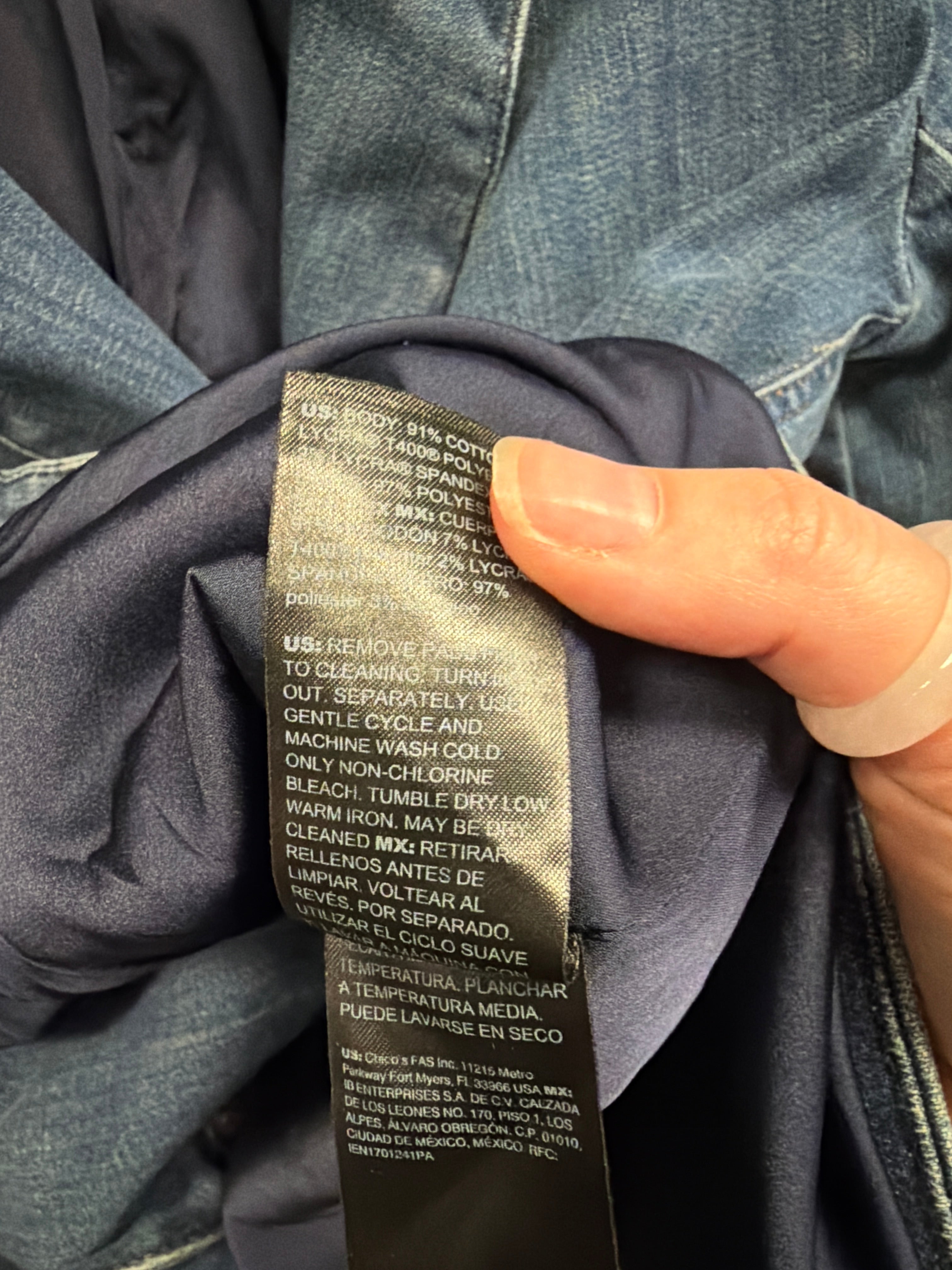 WHBM Denim Blazer (org$195)