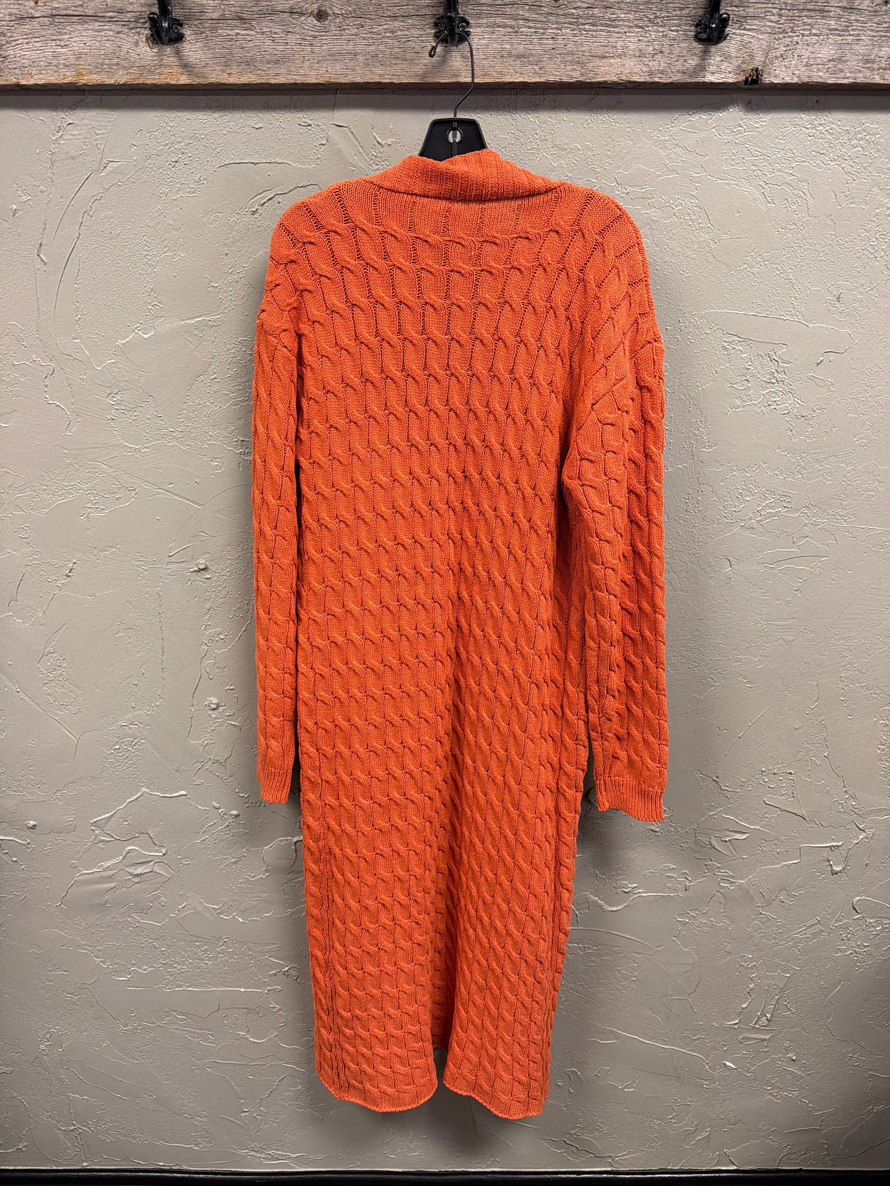 Cable-Knit Maxi Duster