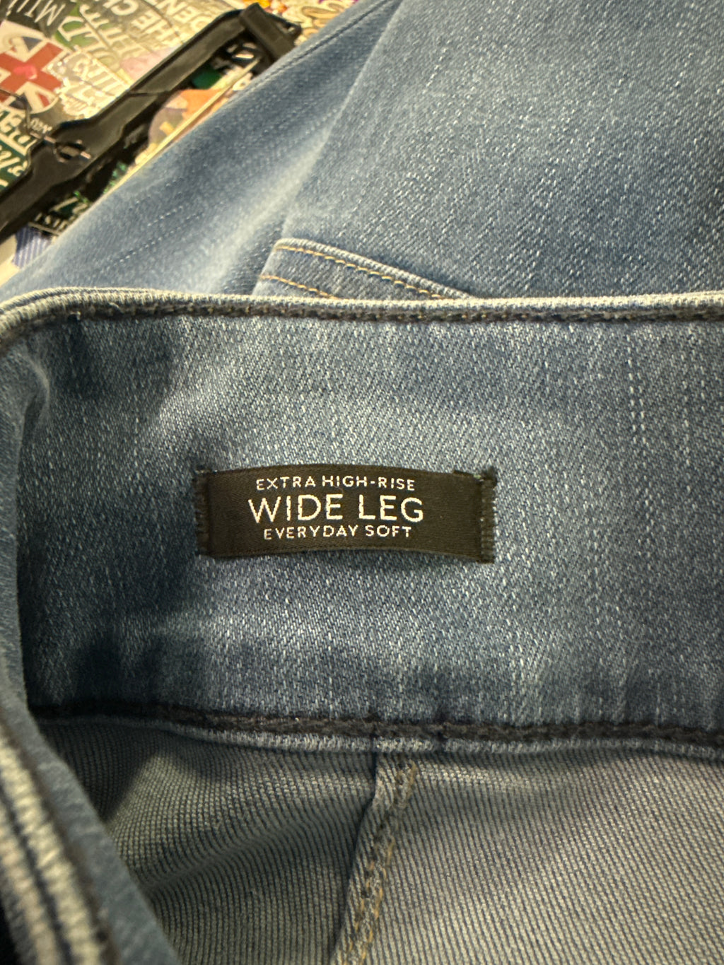 WHBM Belted Wide-Leg Cargo Jean (org$120)
