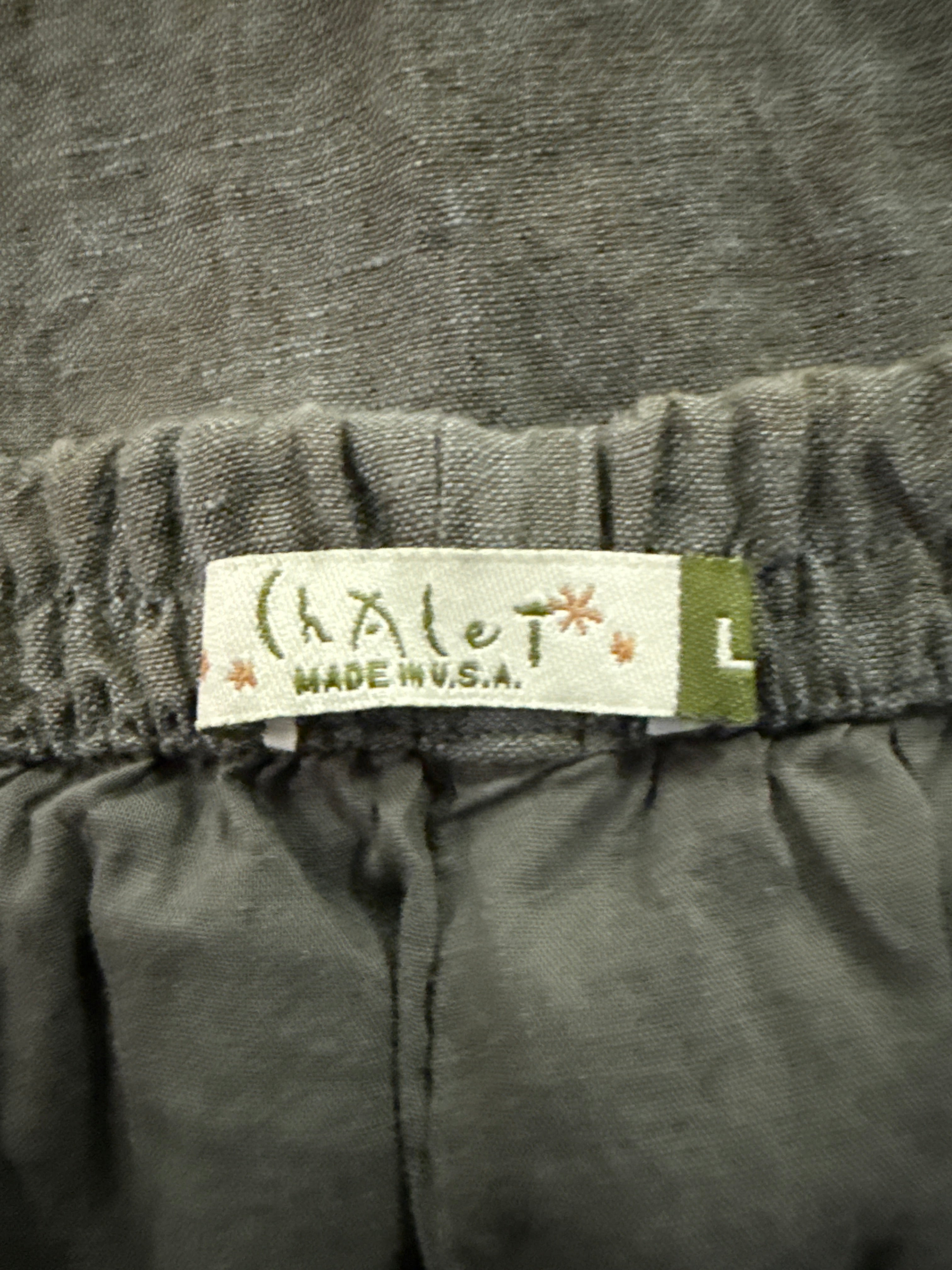 Chalet Lissie Linen Crop Pant (org$189)