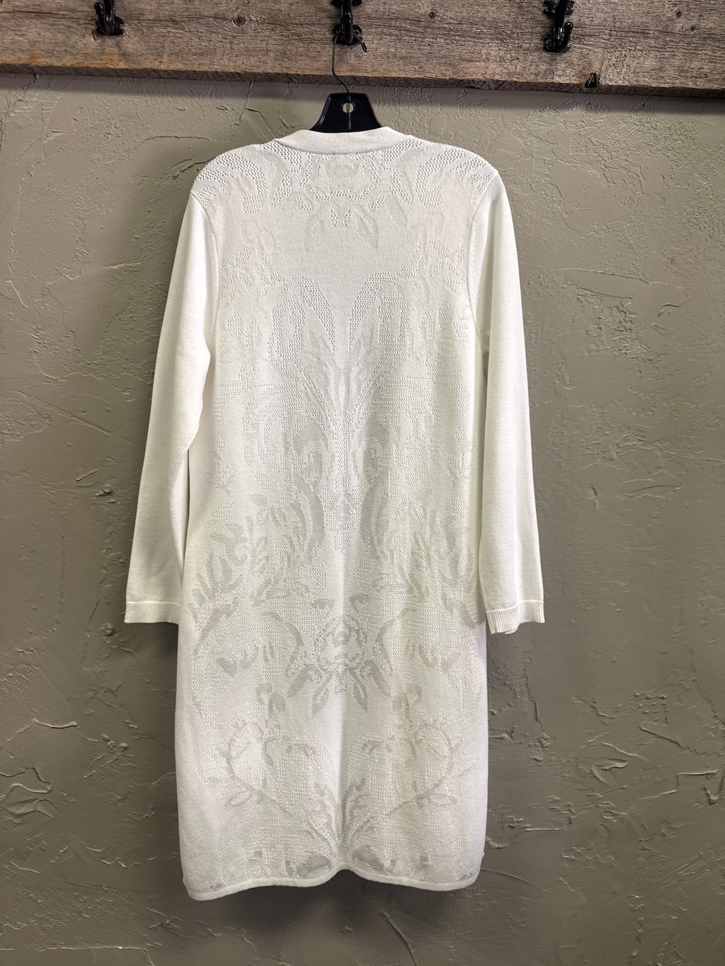 Chicos Floral Jacquard Cardigan (org$130)