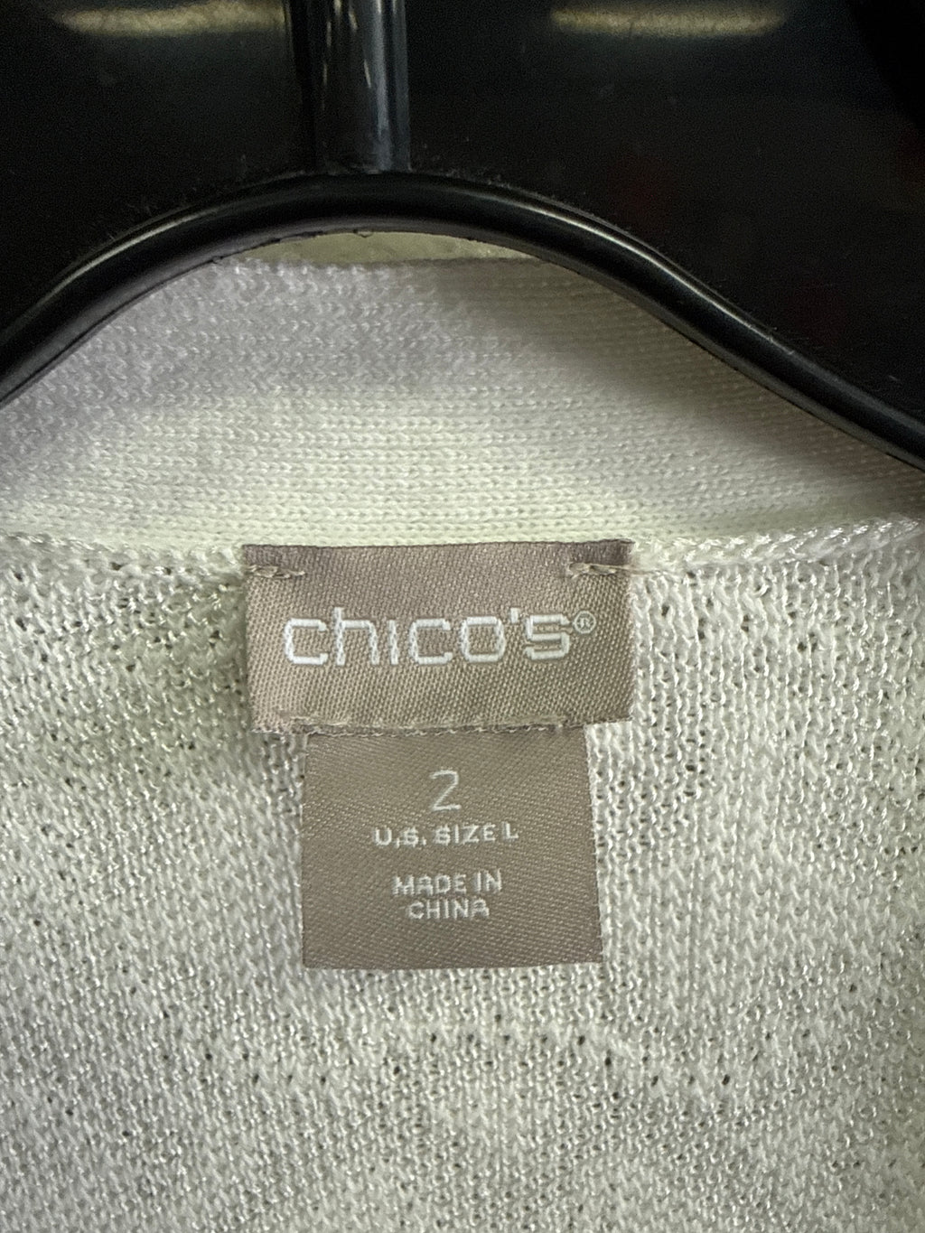 Chicos Floral Jacquard Cardigan (org$130)