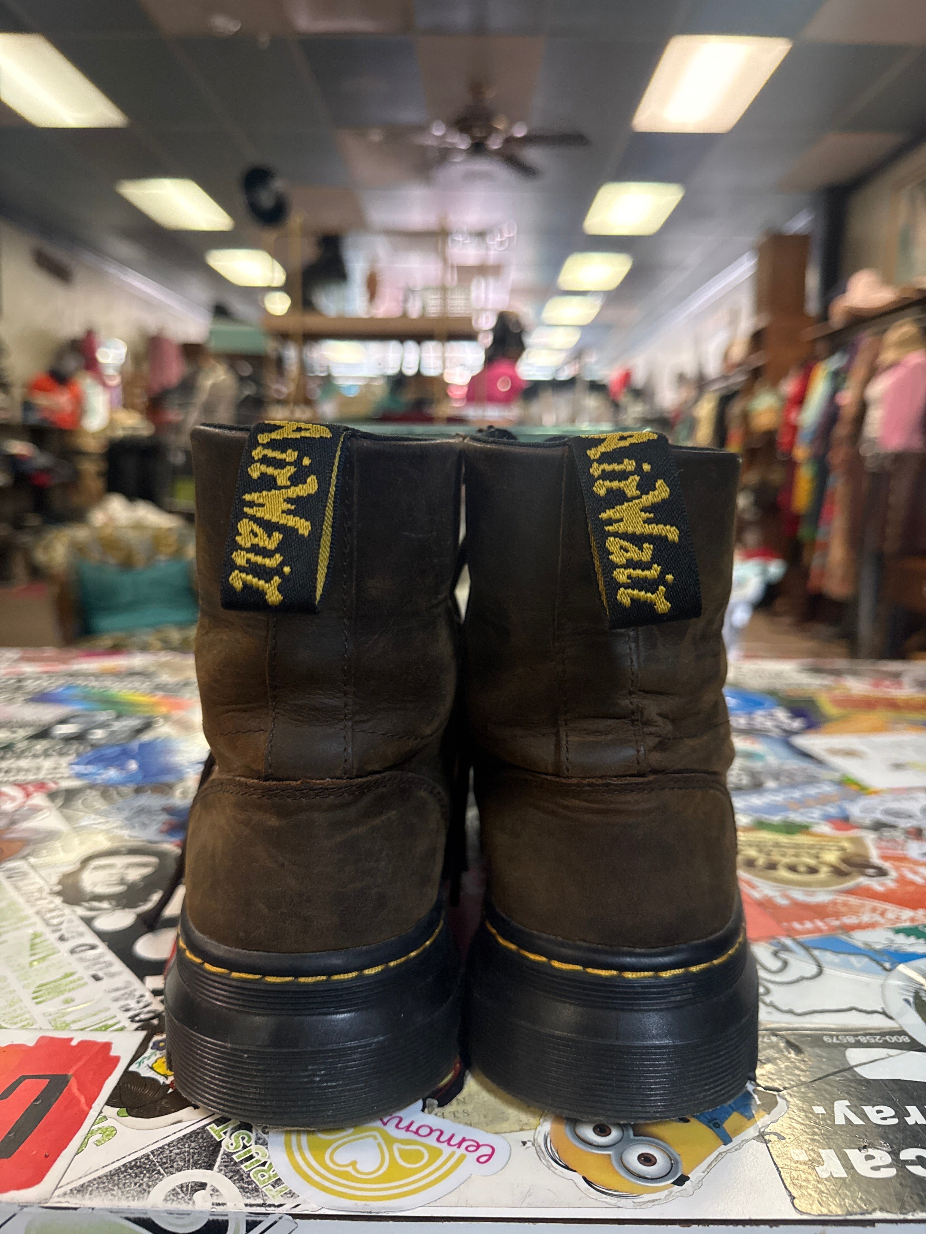 Dr Martens Combs Crazy Horse Boot (org$140)
