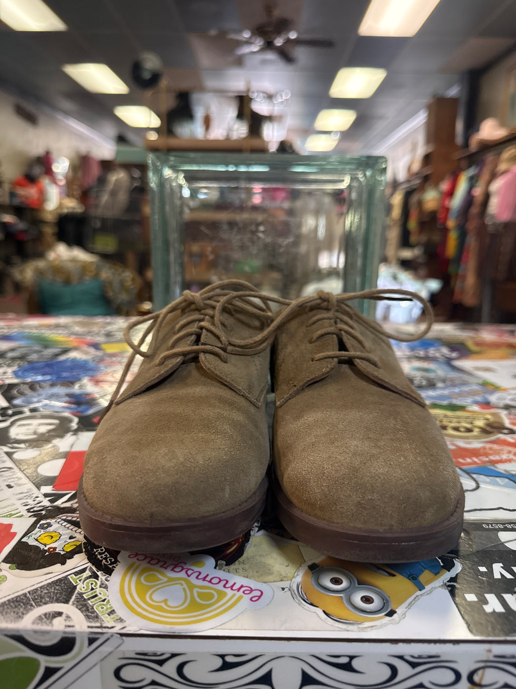 Bass Suede Oxfords (org$110)