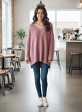NWOT Listicle Waffle Knit Sweater (org$65)