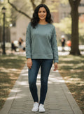 NWOT Meta Crisscross Sleeve Pullover