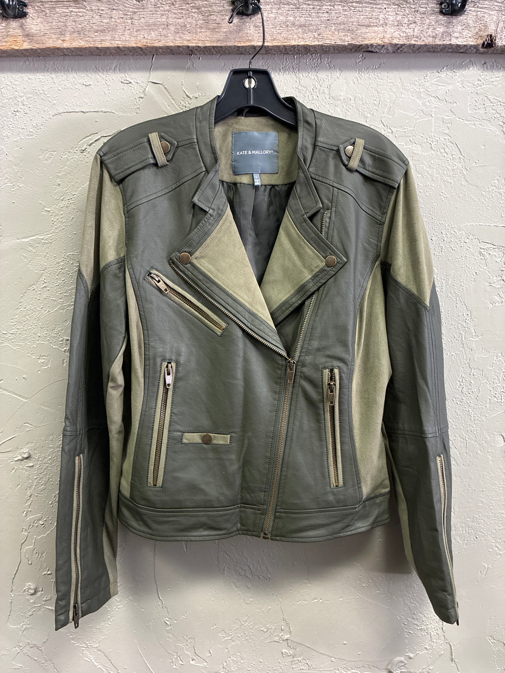 NWOT Kate & Mallory Faux Leather Motos