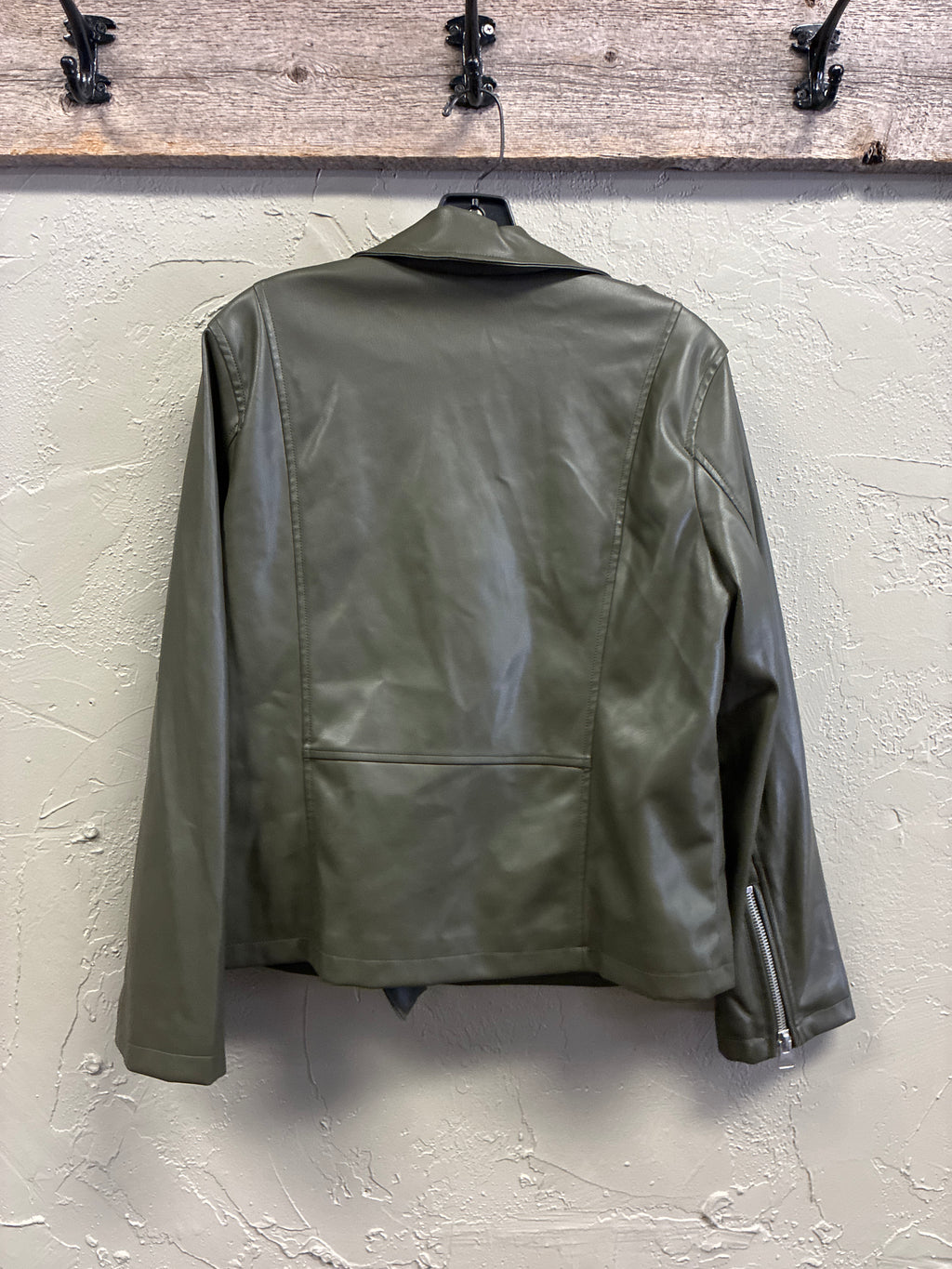 NWOT Faux Leather Moto jacket