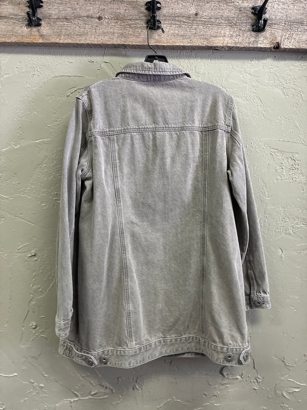 NWOT Indigo Thread Longline Denim Jacket (org$88)
