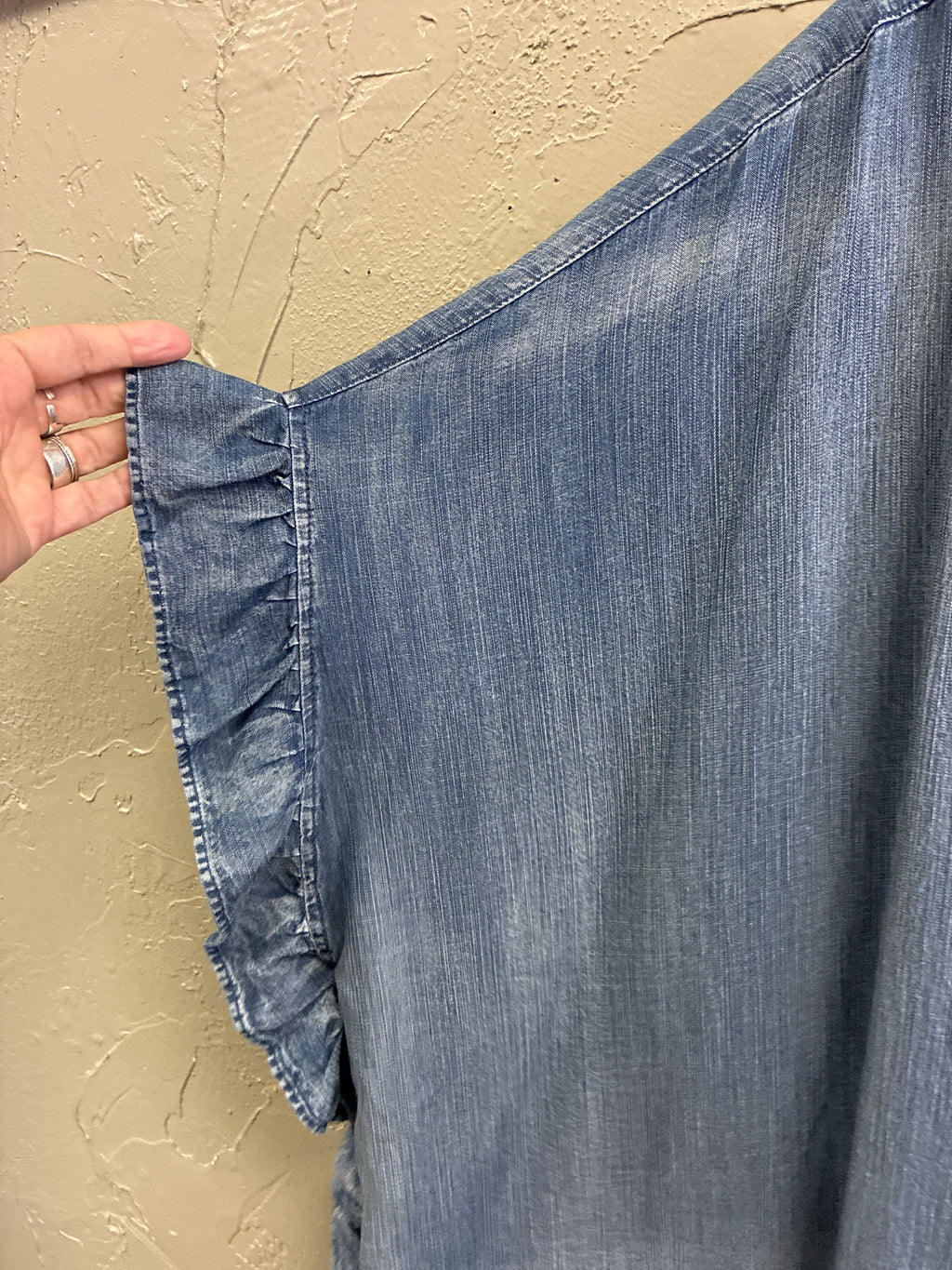 Three Bird Nest Chambray Kimono (org$78)