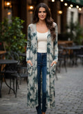 NWOT Indigo Thread Open-Front Duster (org$69)