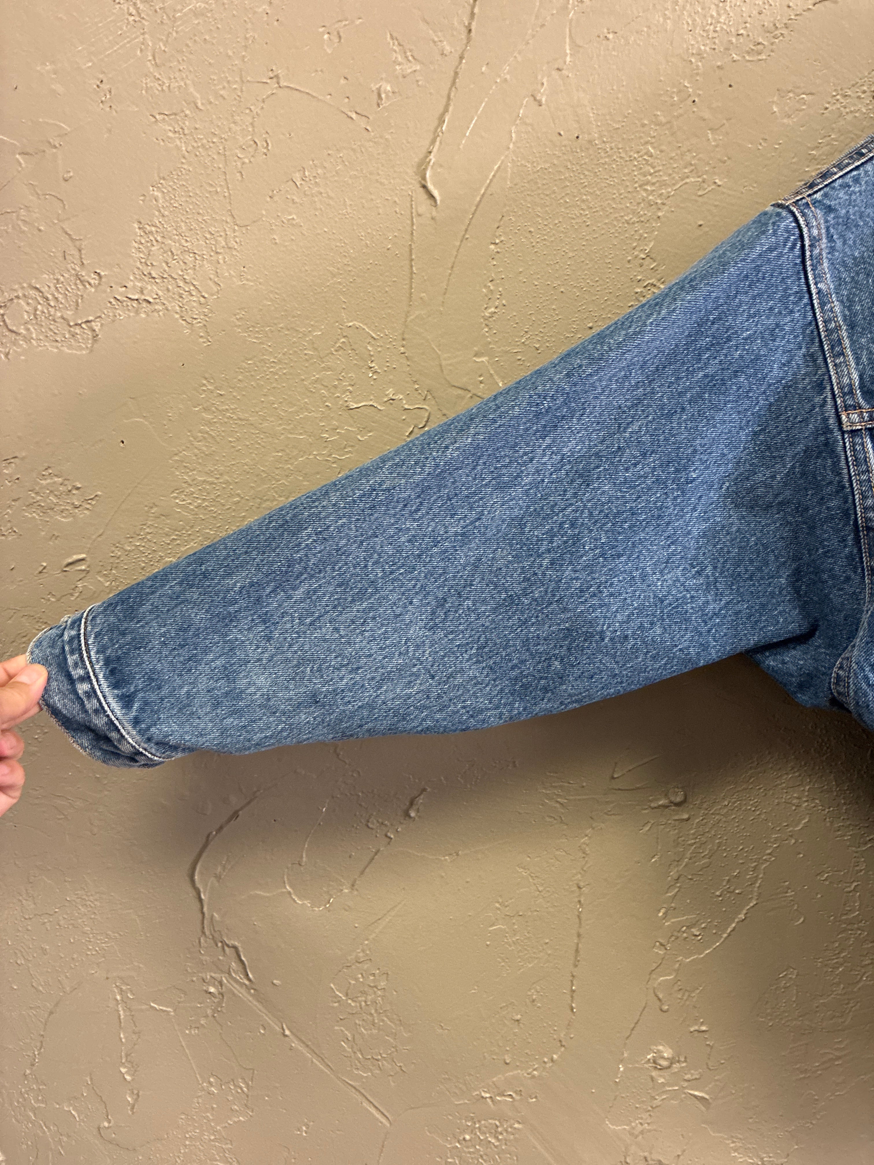 Vtg 80s Georges Marciano GUESS Denim Jacket
