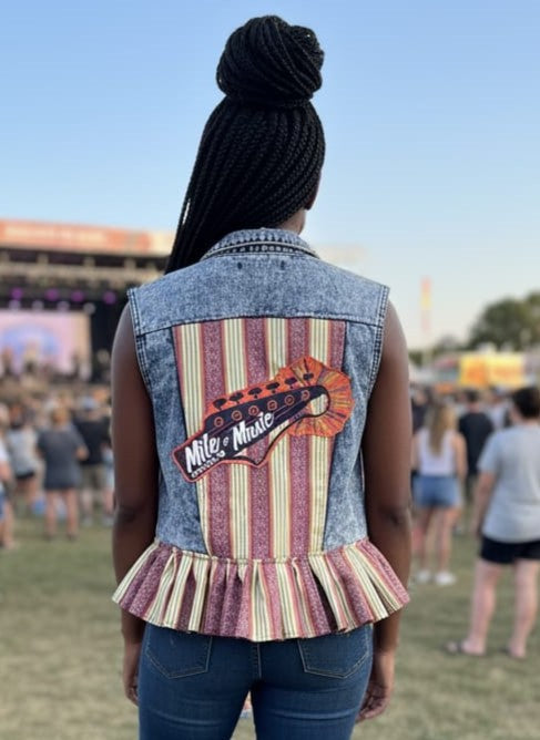 MoM Reclaimed Denim Vest