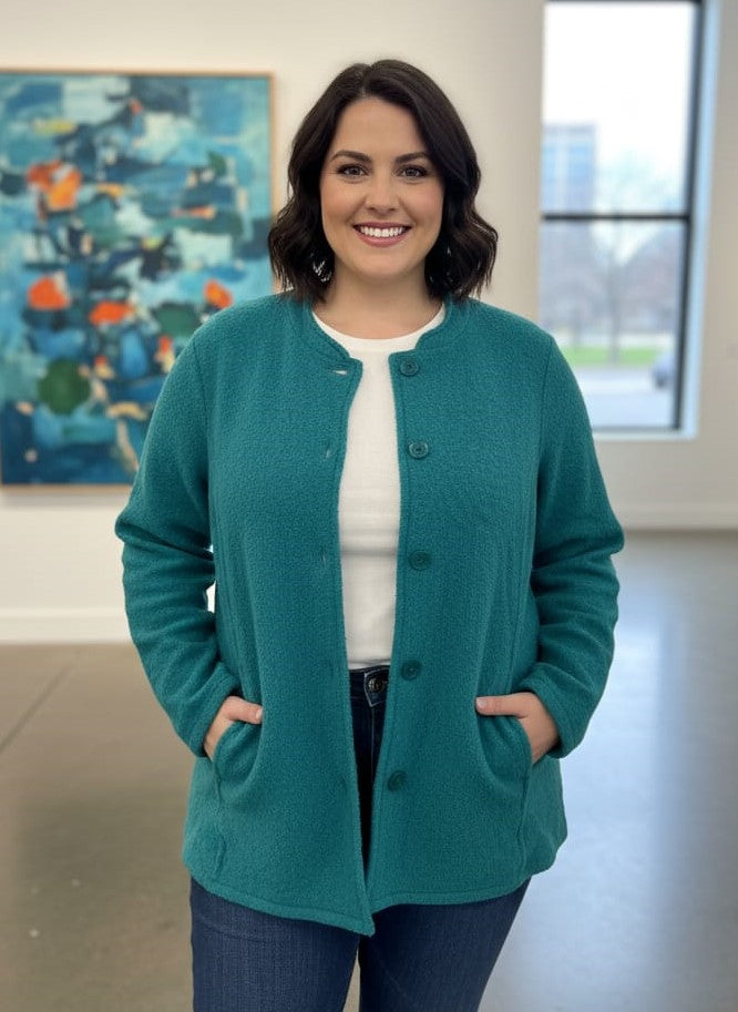 Norm Thompson Boiled Wool Jacket