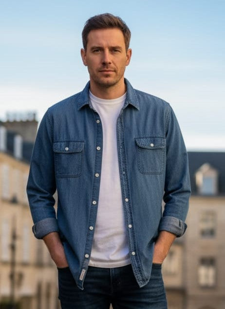 Weatherproof Chambray Shirt
