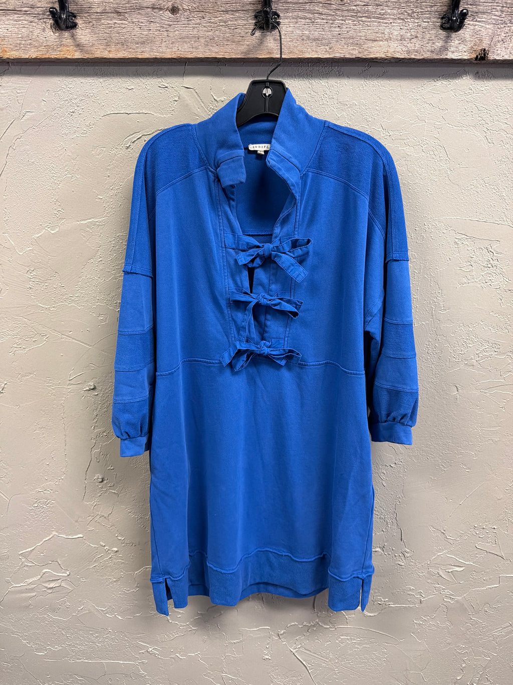 Jodifl Bow-Front French Terry Dress