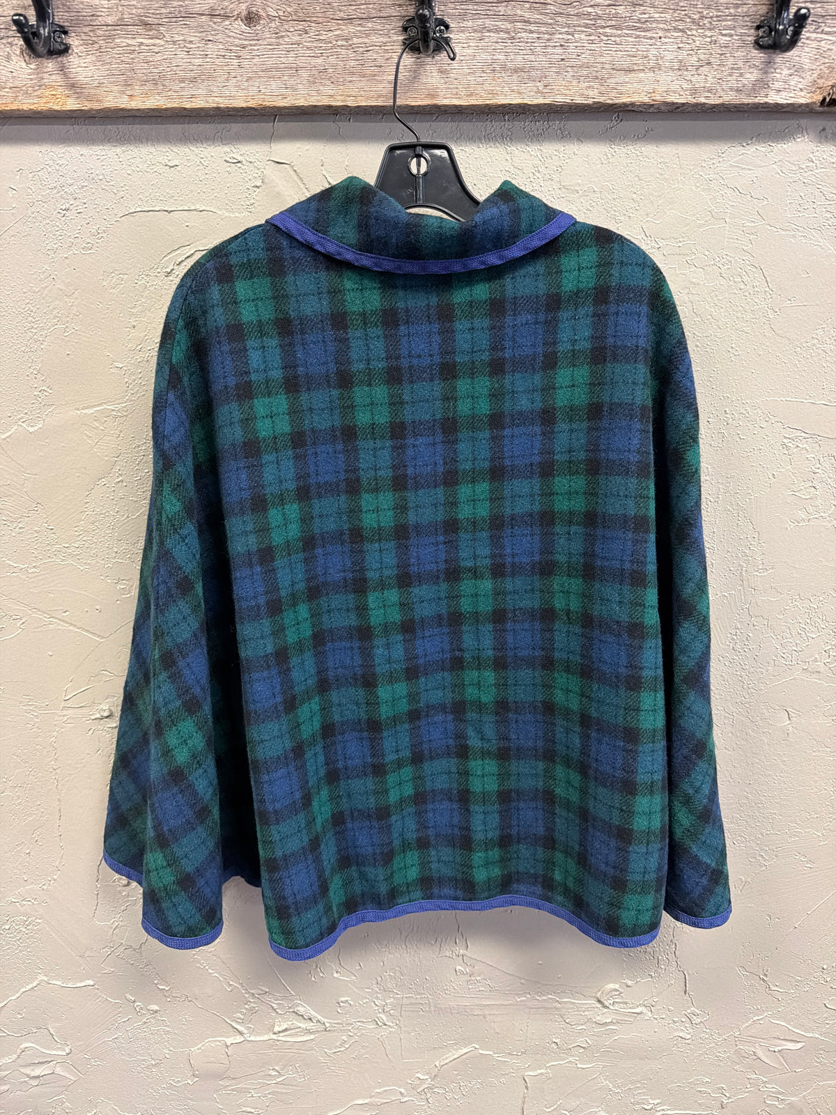Vtg Handmade Full-Zip Cape