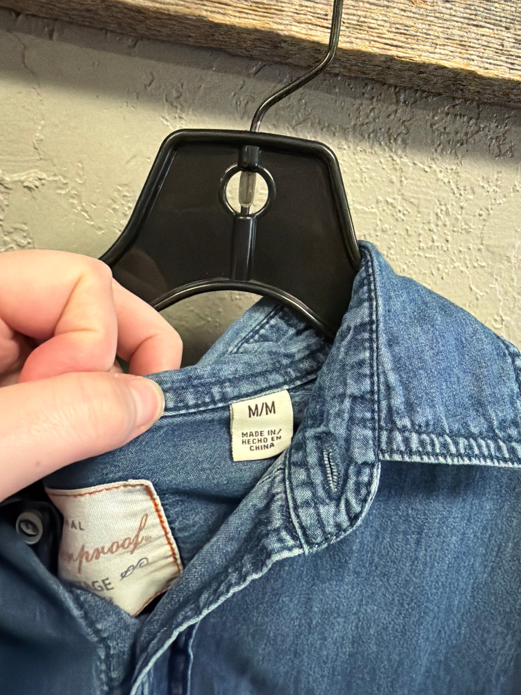 Weatherproof Chambray Shirt