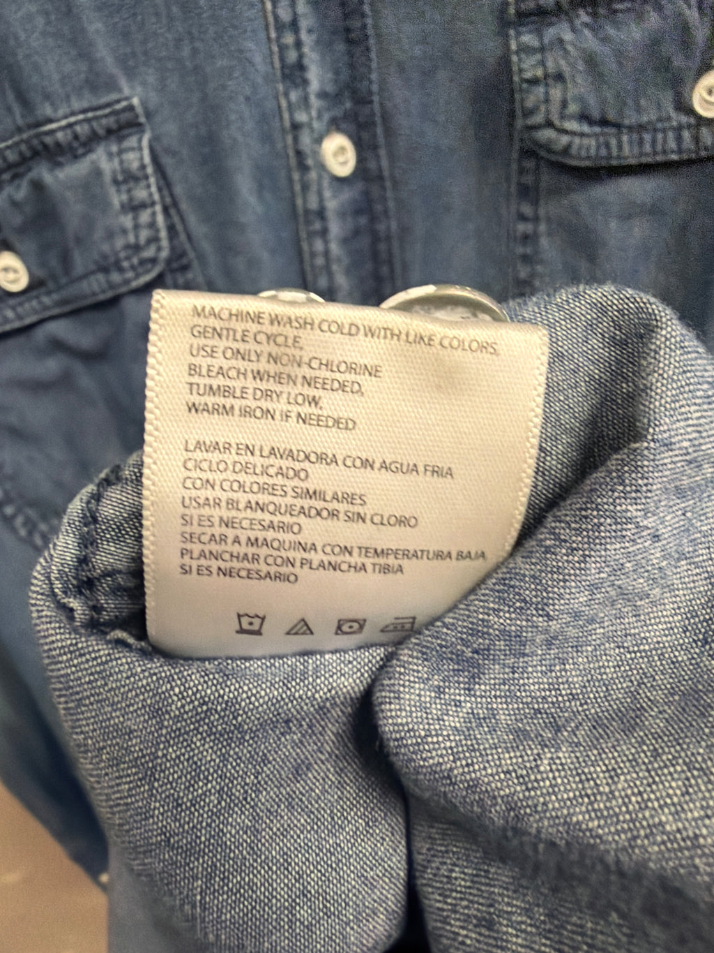 Weatherproof Chambray Shirt