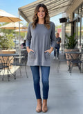 NWOT Indogo Thread Sweatshirt Tunic (org$65)