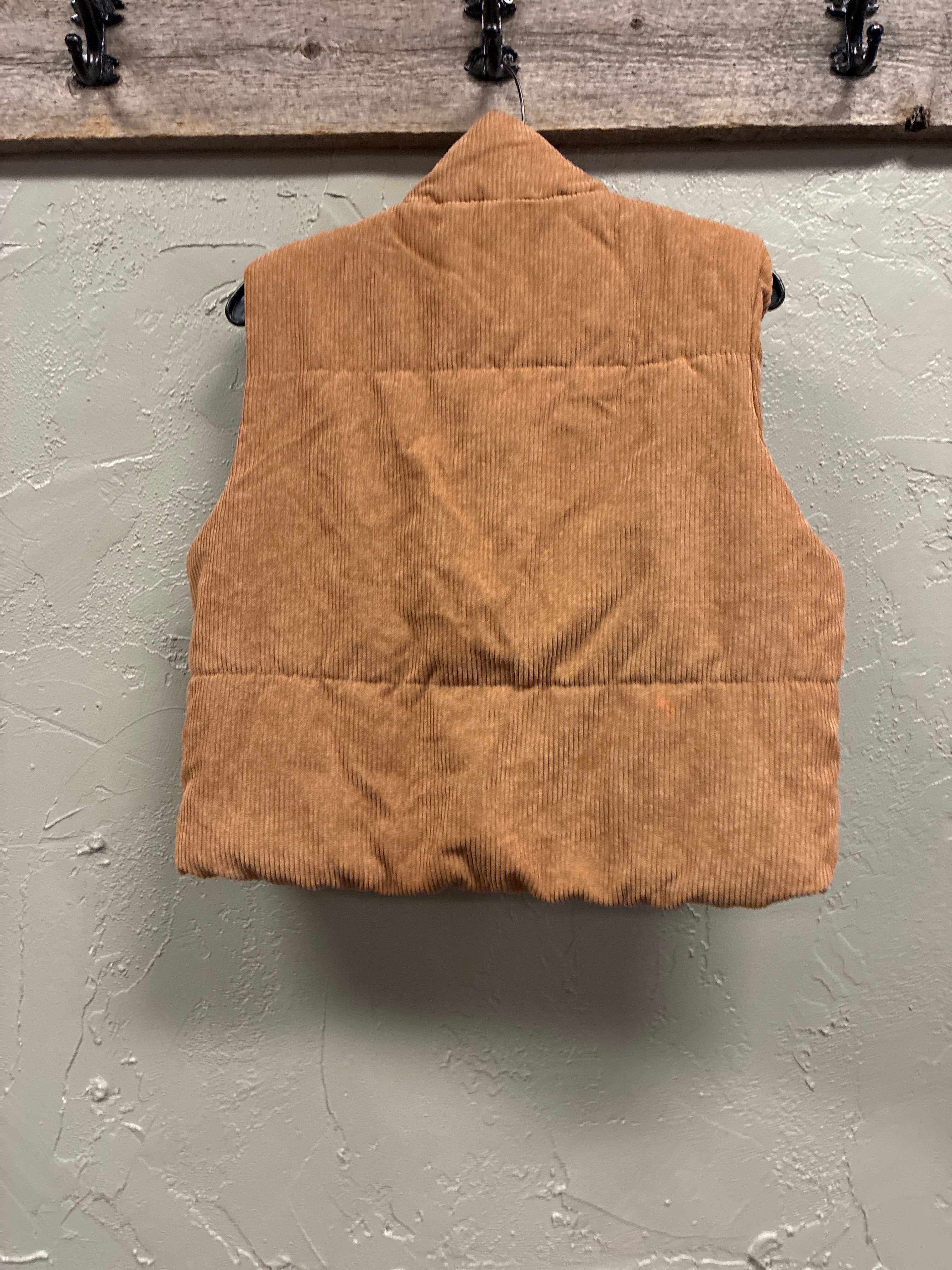 Corduroy Puffer Vest