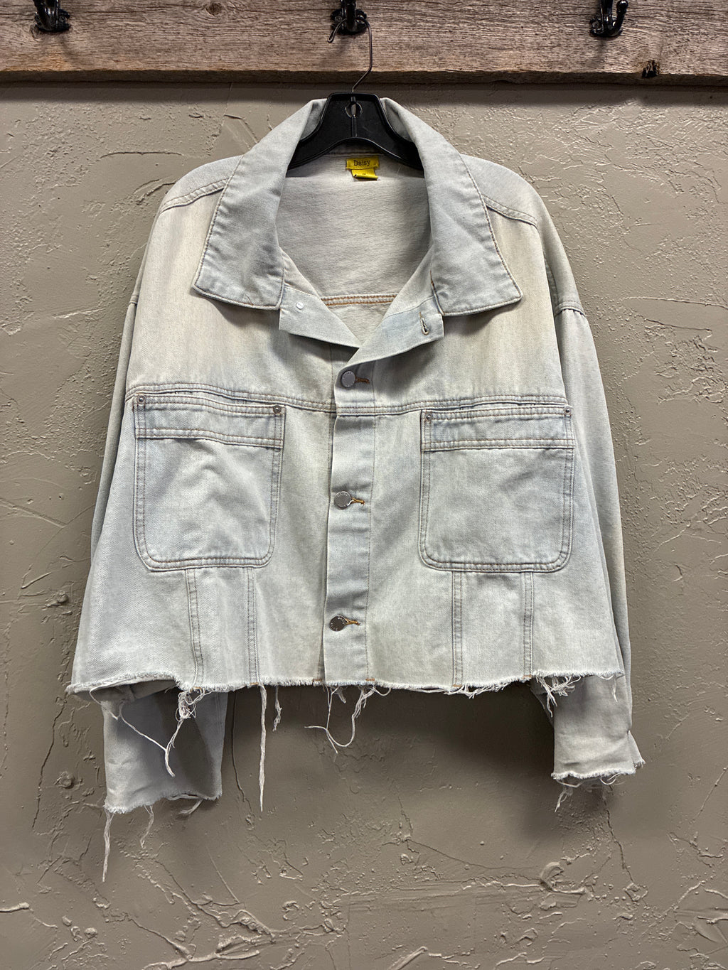 Daisy Pintuck Denim Jacket