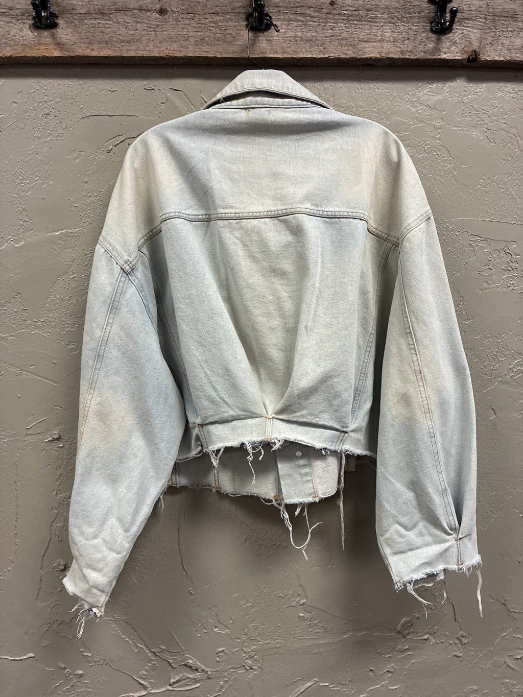 Daisy Pintuck Denim Jacket