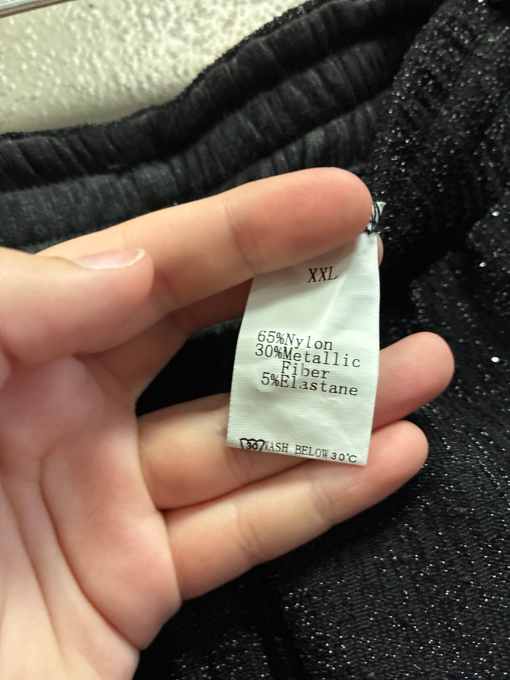 Midnight Shimmer Elastic Waist Pant