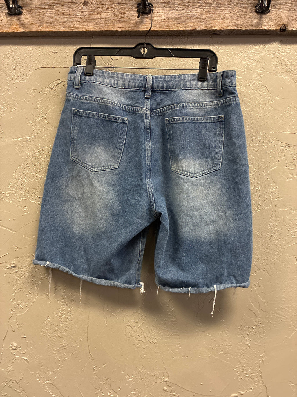 Mid-Wash Denim Jorts