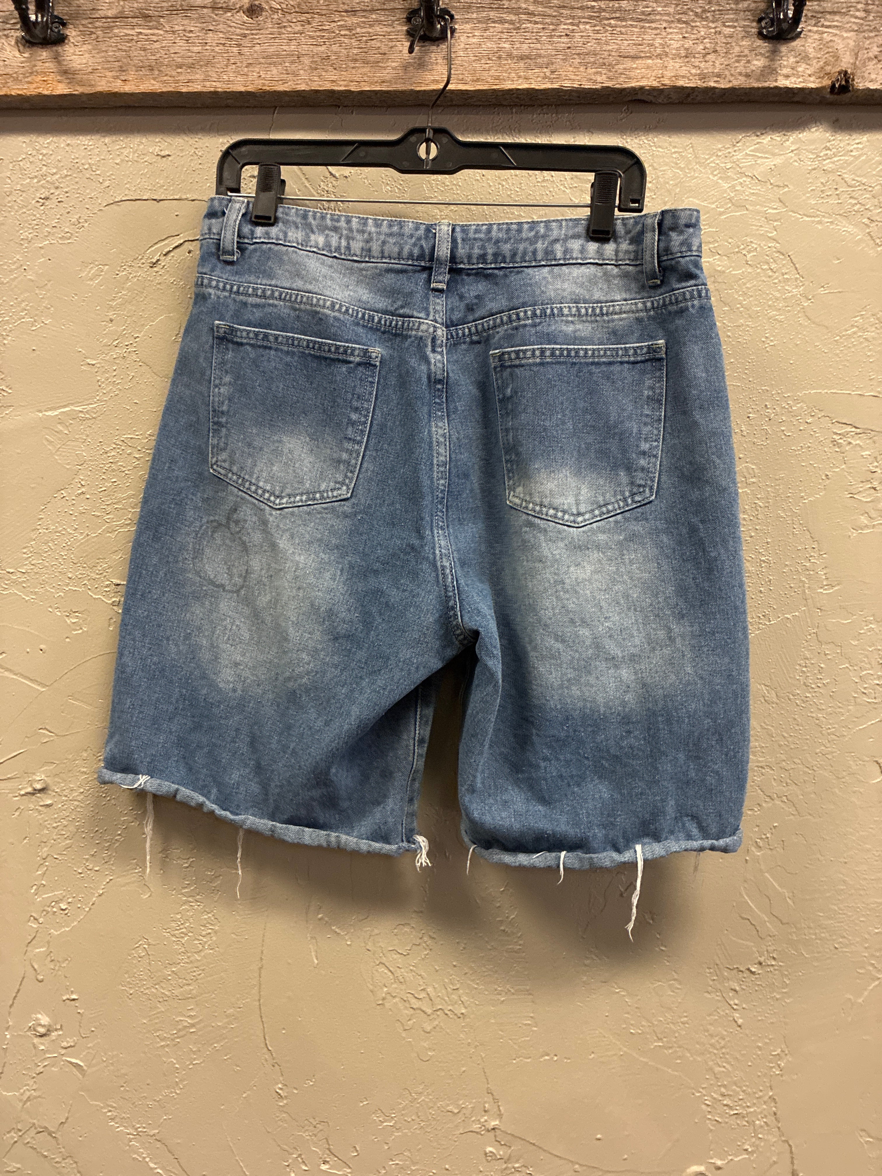 Mid-Wash Denim Jorts