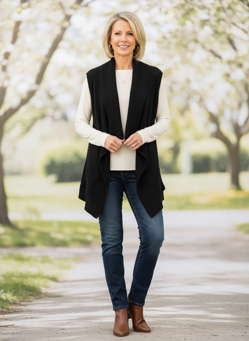 Everywhere Draped Vest