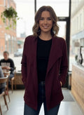 Kensie Knit Wrap Jacket