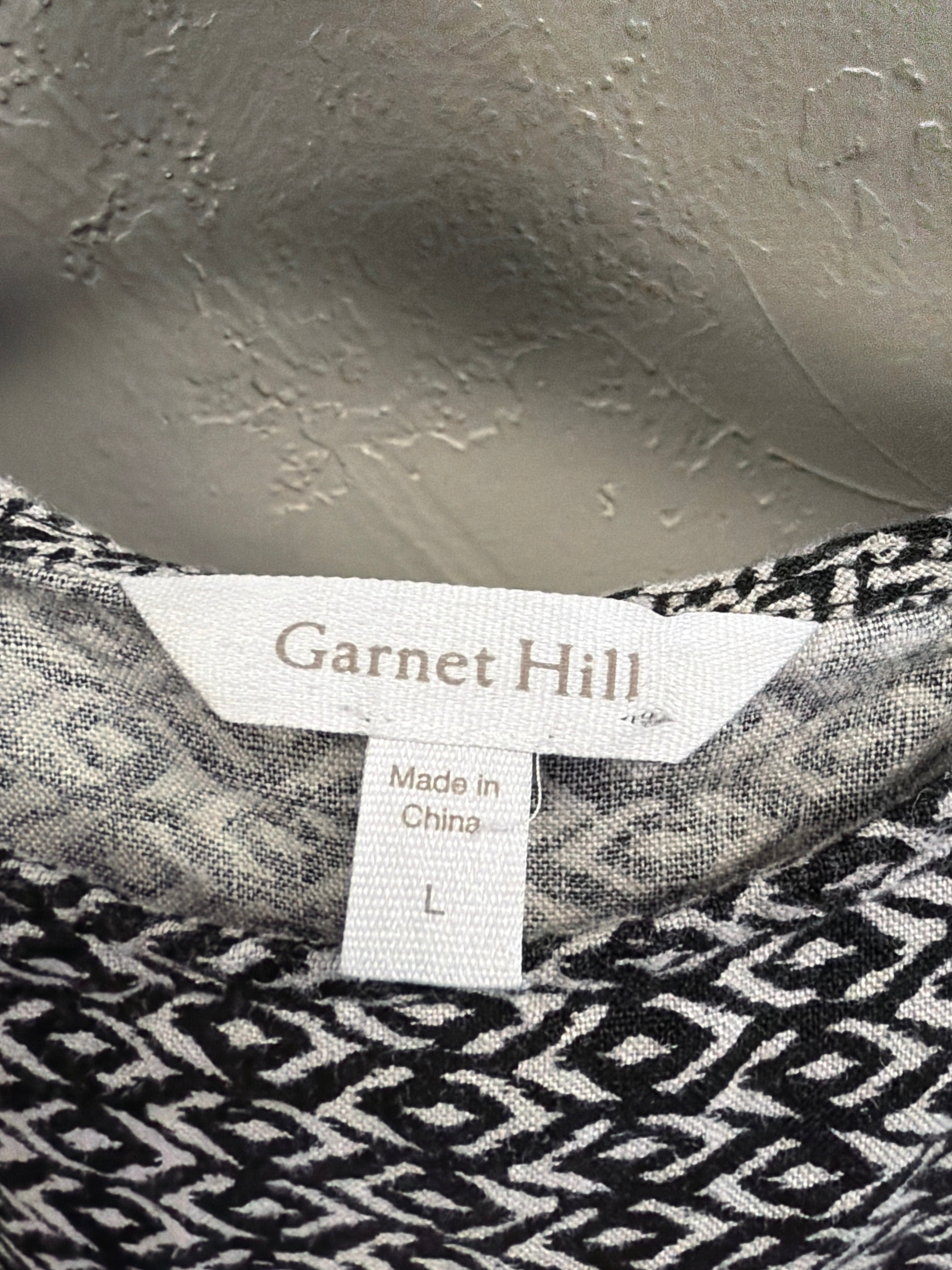 Garnet Hill Belted Tunic Top