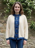 Vtg Gann of Norway Folk cardigan