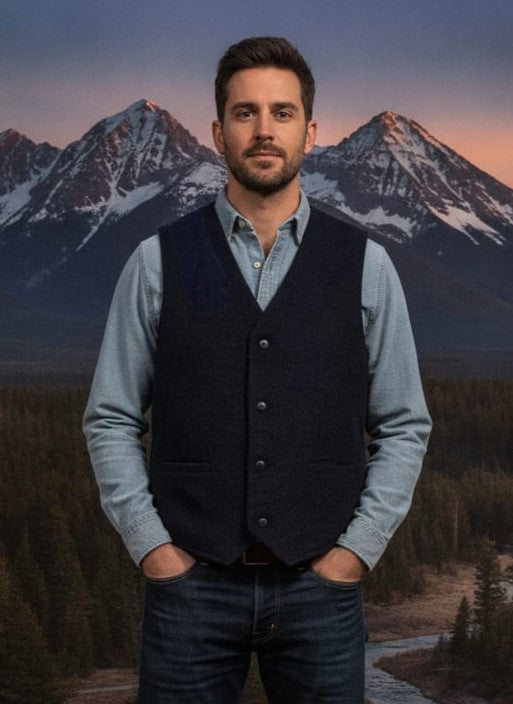 Vtg Tom Gutie Alpaca  Wool Vest (org$350)