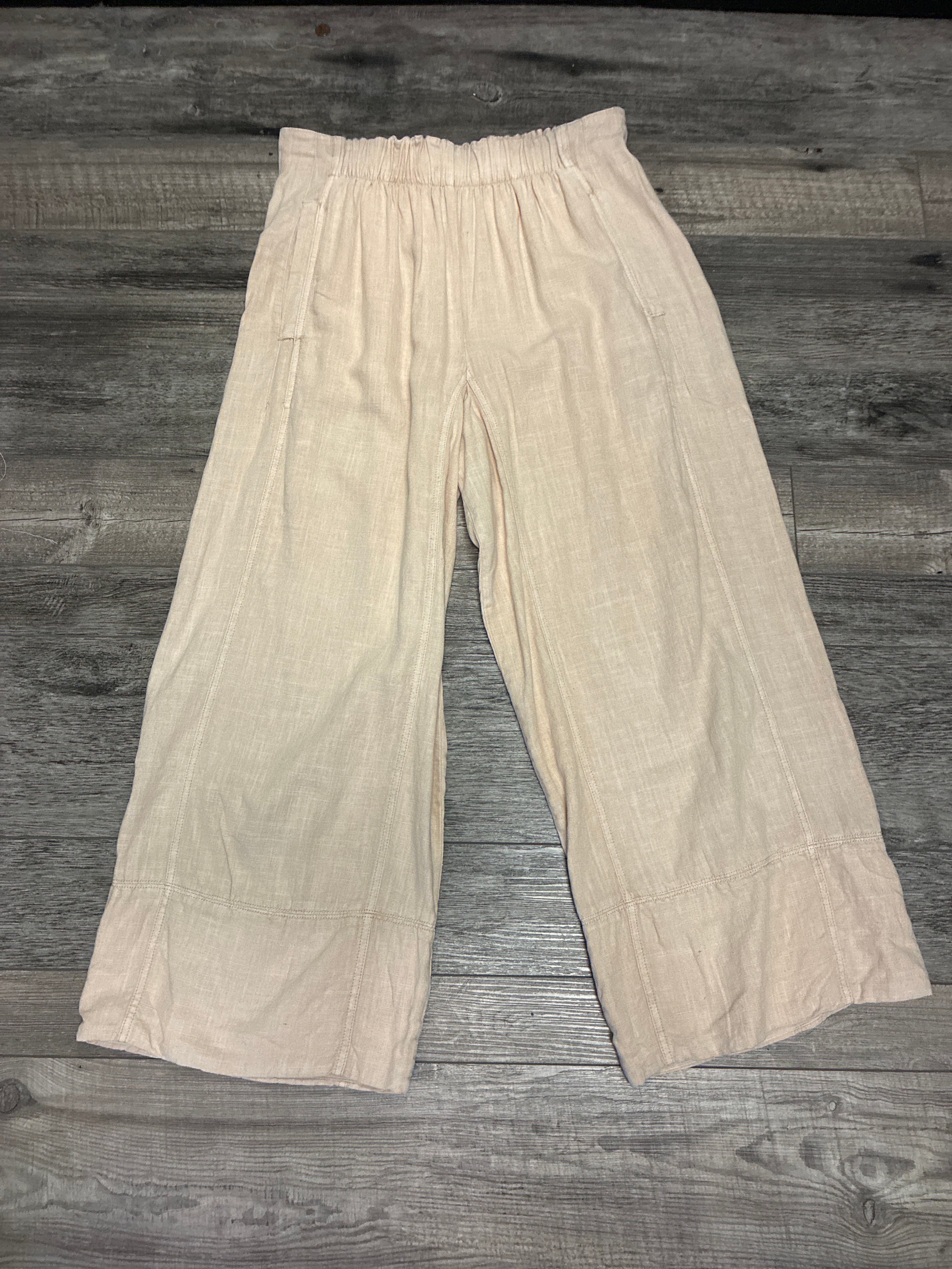 Free People Linen Pull-On Pants (org$78)