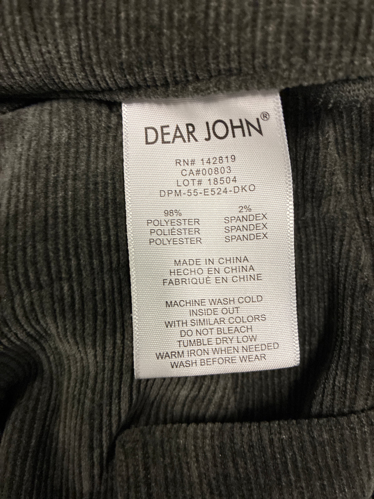 Dear John Wide-Leg Cords (org$119)