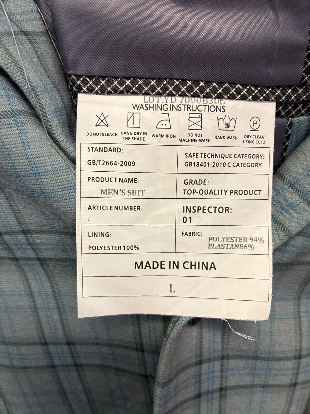Modern Fit Windowpane Plaid Blazer