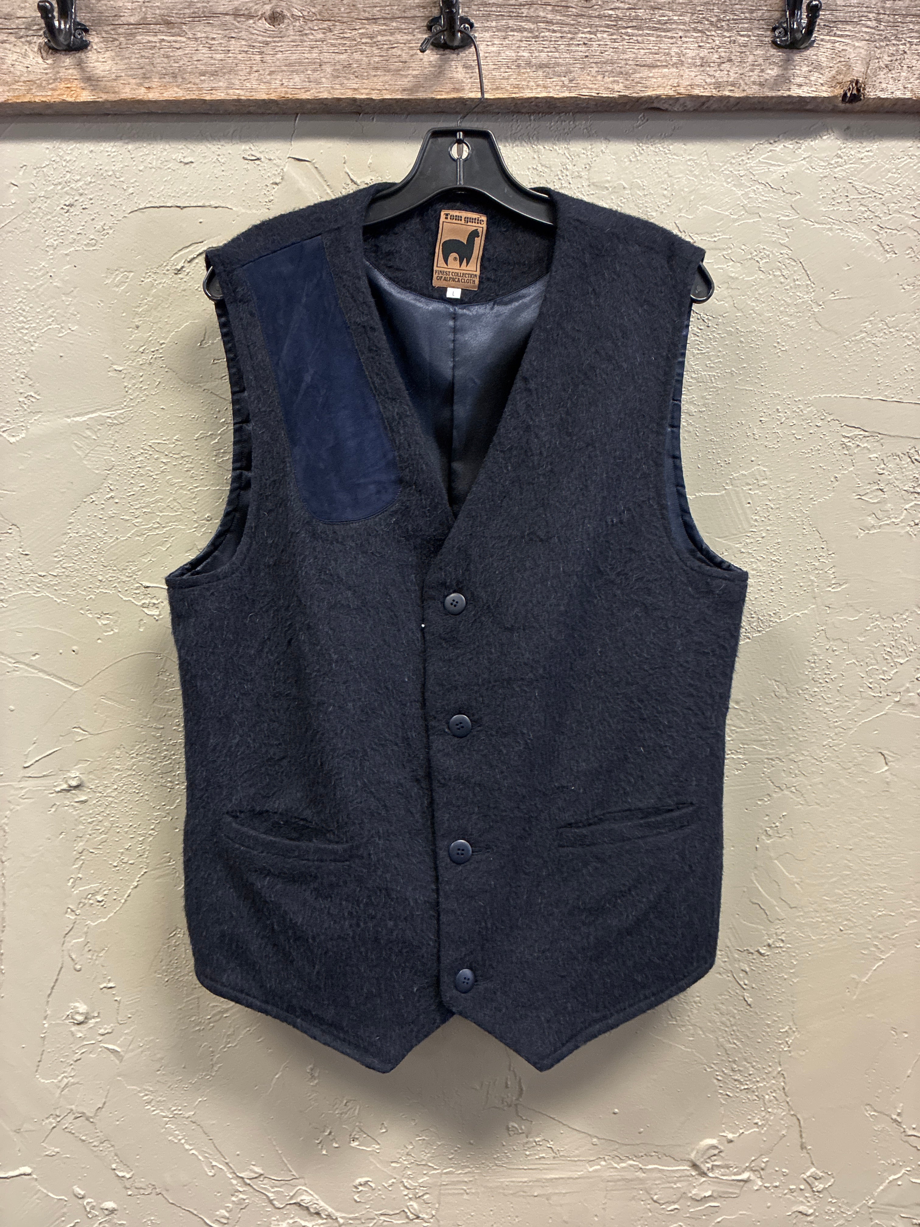 Vtg Tom Gutie Alpaca  Wool Vest (org$350)