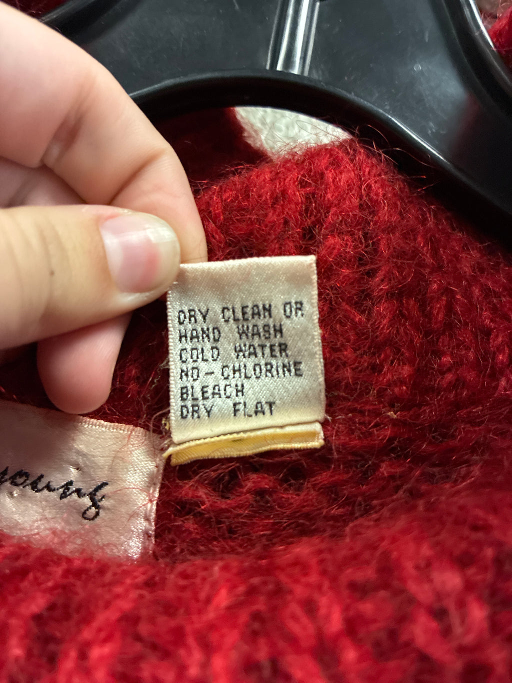 Vtg Chelsea Young Mohair Sweater