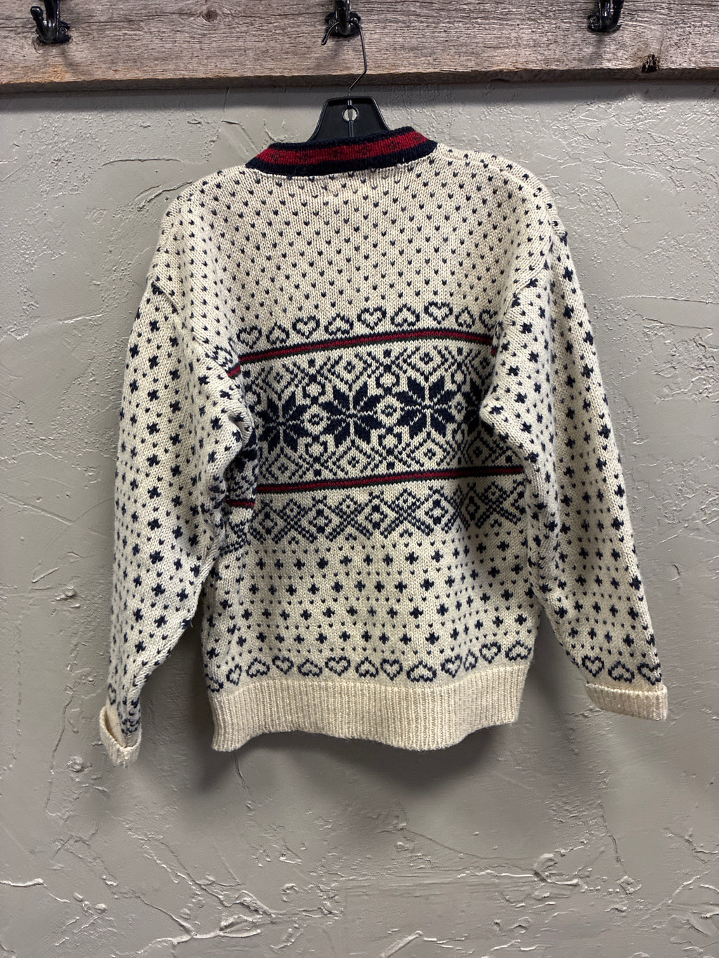 Vtg LL Bean Nordic Fair Isle Sweater