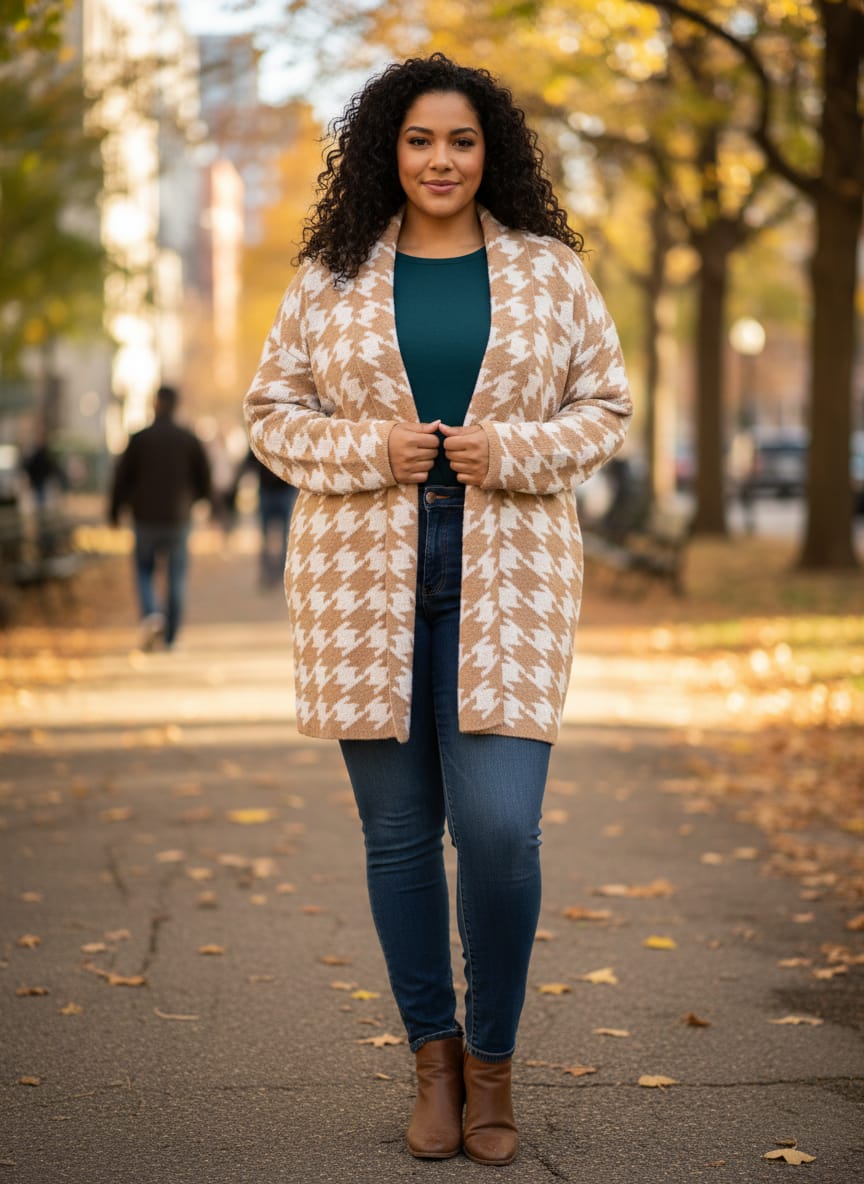 By Design Open-Front Cardigan