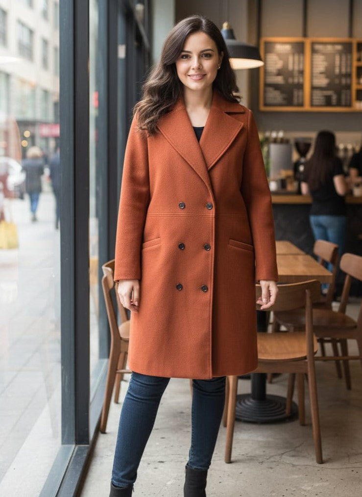 Double-Breasted Overcoat