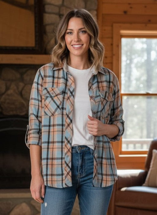 Vtg Country Craft Western Button Up