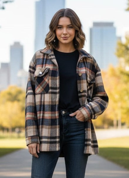 Plaid Flannel Shacket