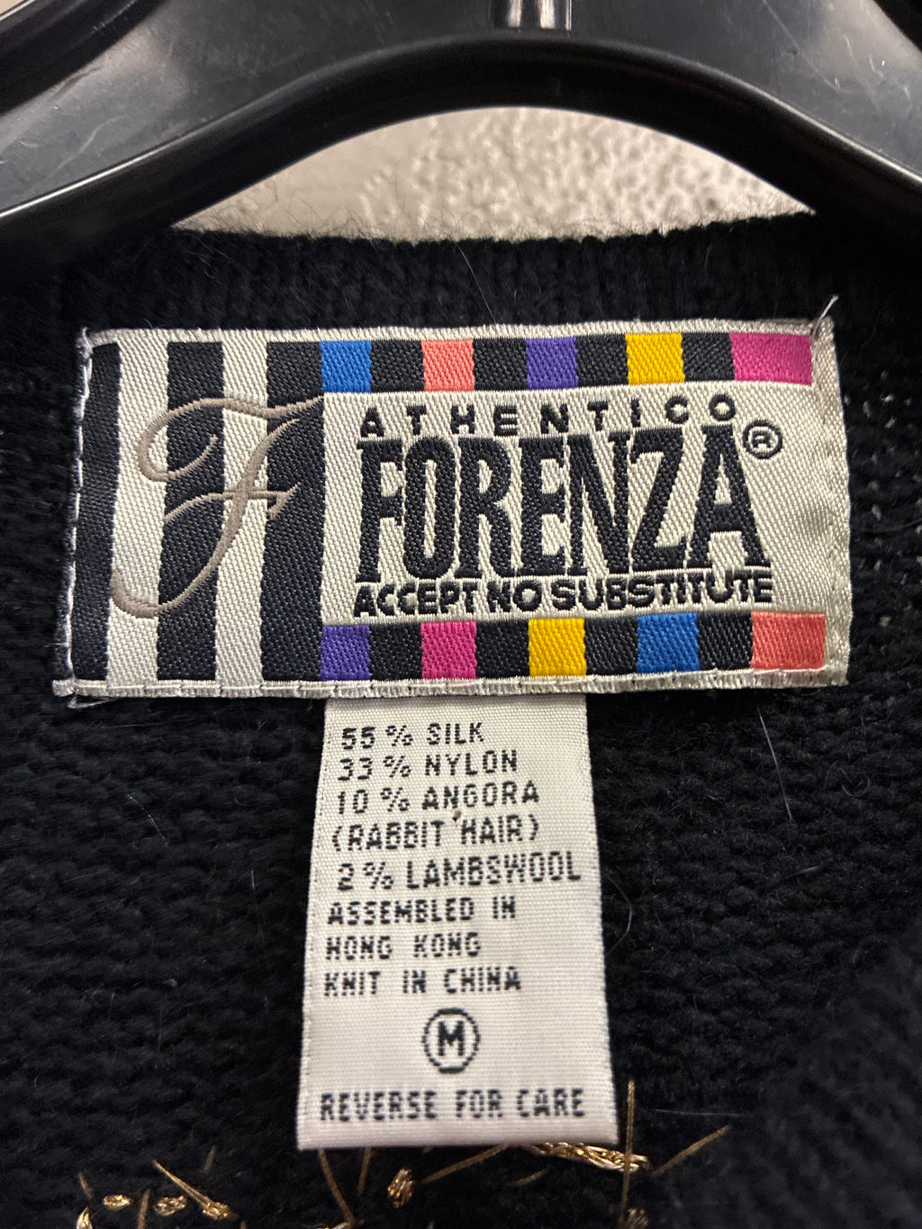 Vtg Forenza Embellished Sequin Cardigan