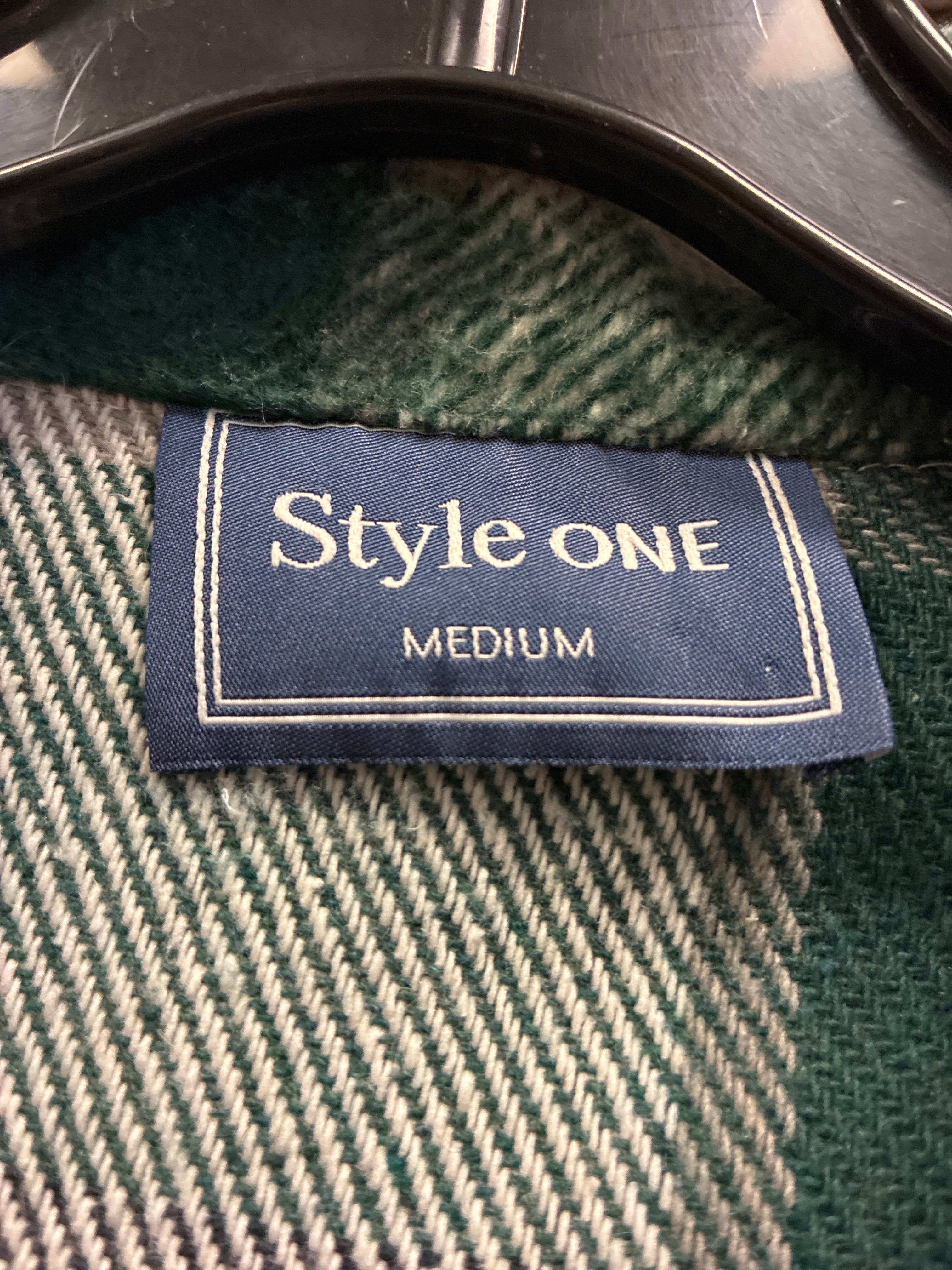 Style One Green Plaid Shacket
