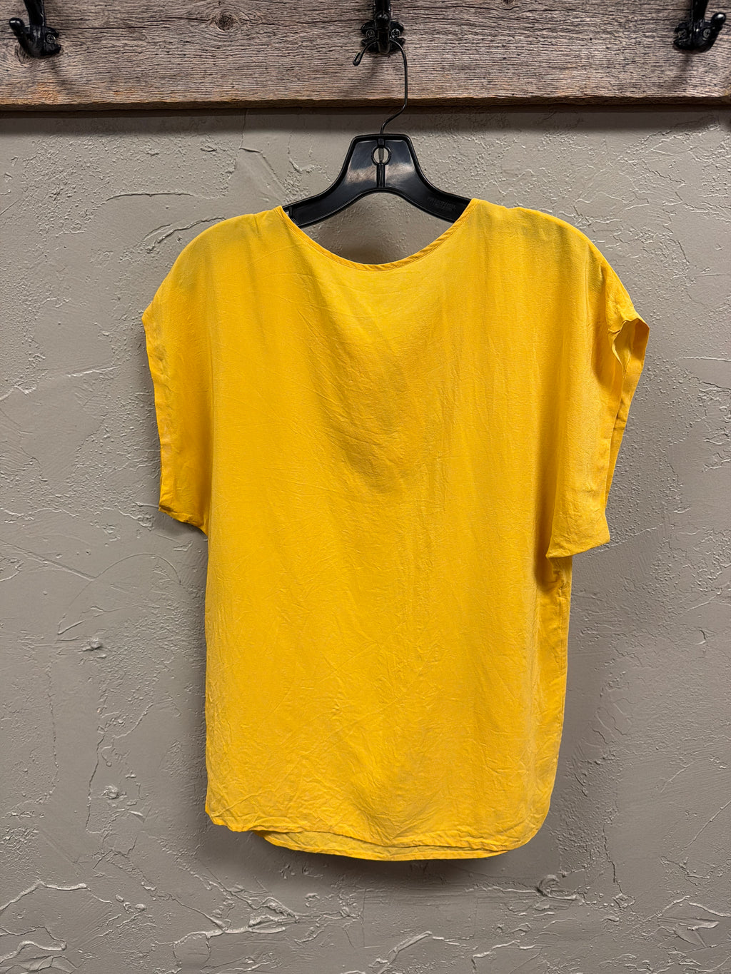 Yellow Short Sleeved Blouse